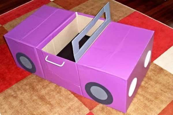 Cardboard Automobiles-20 Awesome Ways to Recycle Cardboard Box 