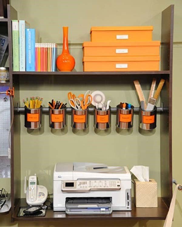 30 DIY Ideas and Hacks to Organize Your Office