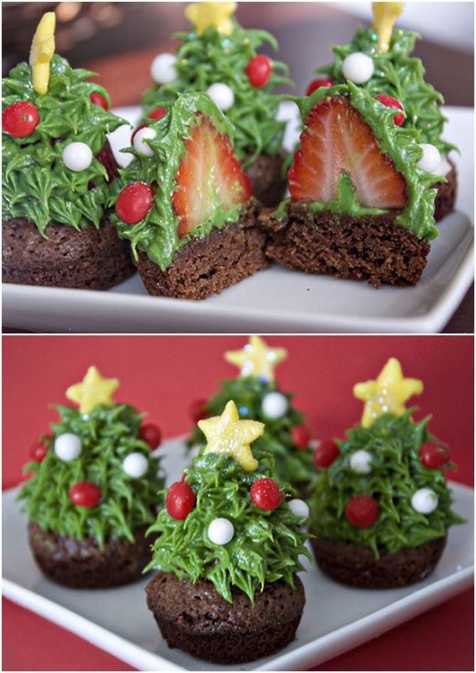Christmas Tree Cupcake-50 Most Creative Cupcake Ideas to Surprise Any Dessert Lover