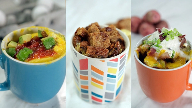 20 Easy Breakfast Mug Recipes For Lazy Morning-Avocado Omelet in a Mug