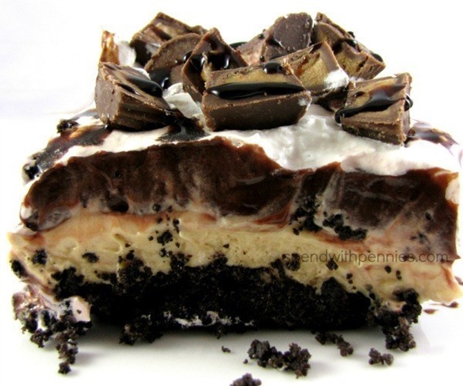 25 Dessert Lasagna Recipes To Make Your Party Wow15-Chocolate Peanut Butter Lasagna
