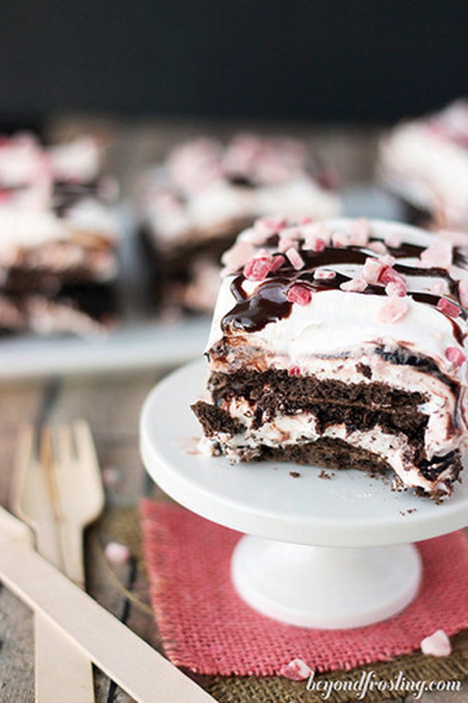 25 Dessert Lasagna Recipes To Make Your Party Wow17-Chocolate Peppermint Lasagna