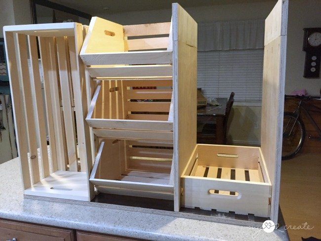 DIY Kitchen Island with Pantry Storage (Free Plan)