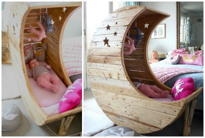 DIY Moon Cot Baby Cradle Crib Bed Instructions