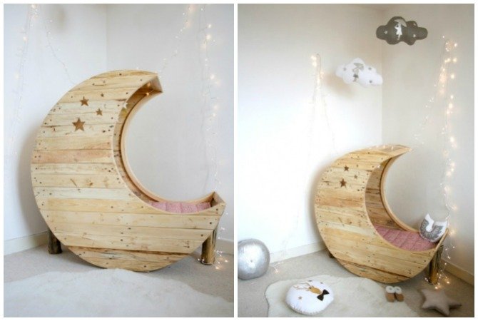 DIY Moon Cot Baby Cradle Crib Bed Instructions