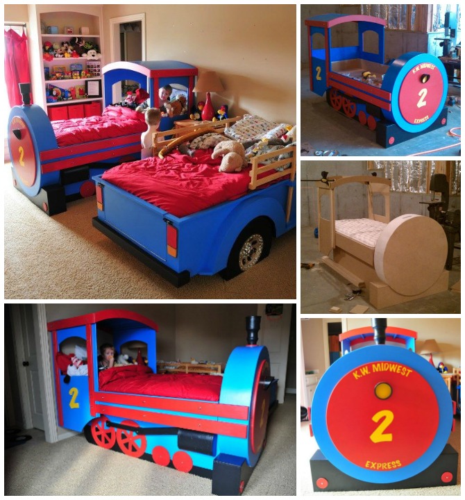 Diy Train Bed Projects Picture Instructions