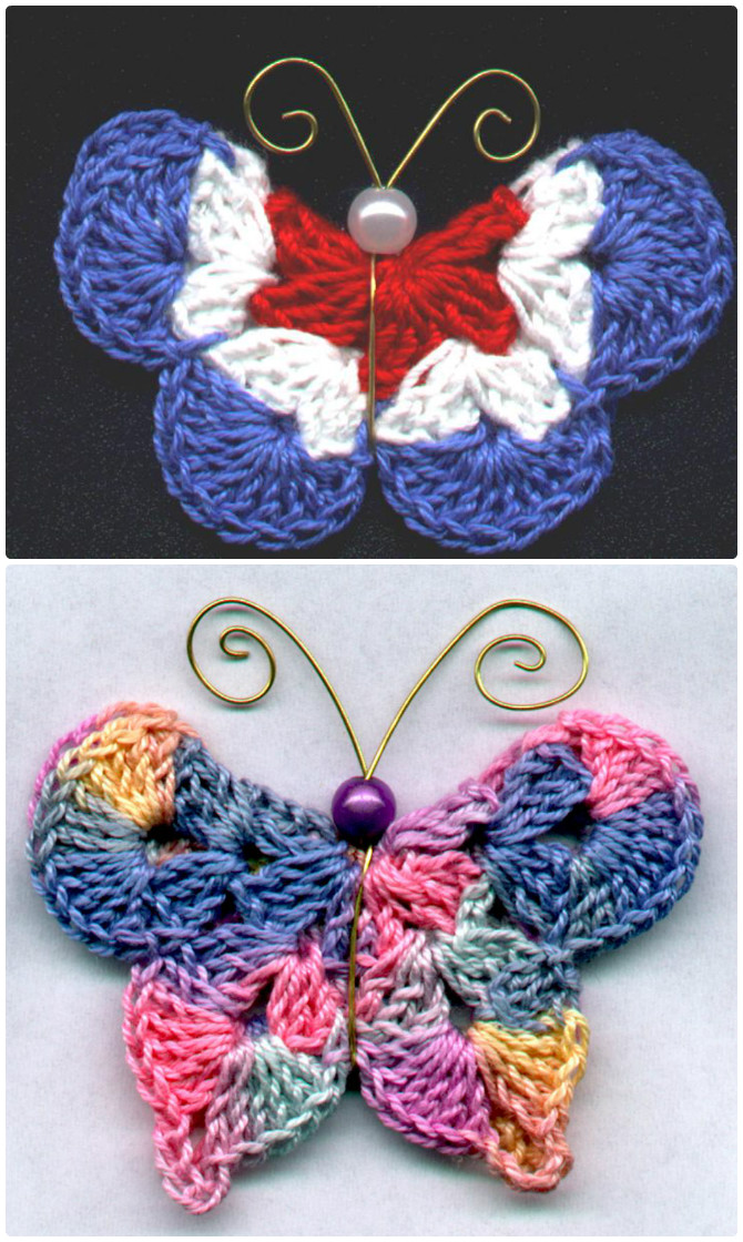 Mary G’s Butterfly Crochet Free Pattern