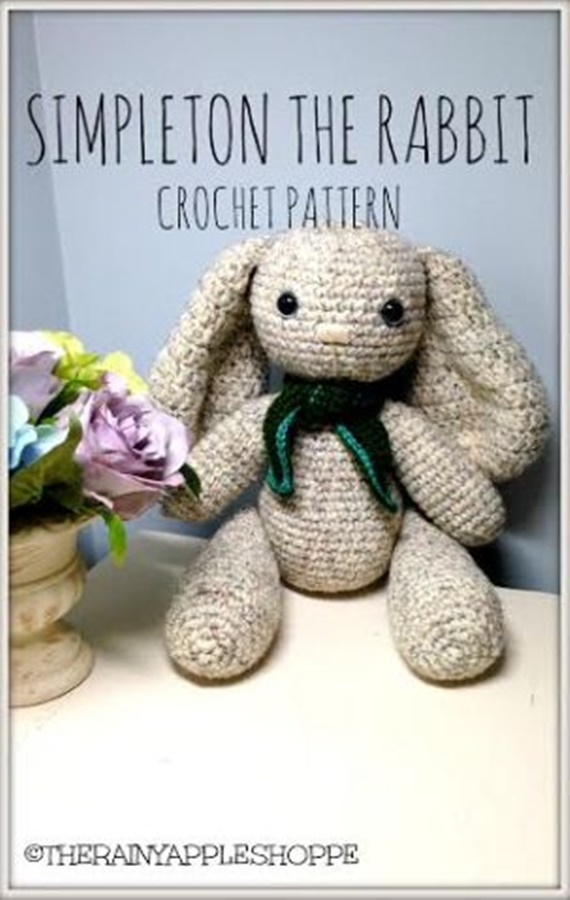 Crochet Amigurumi Simpleton the Rabbit Easter Bunny Toy Free Patterns