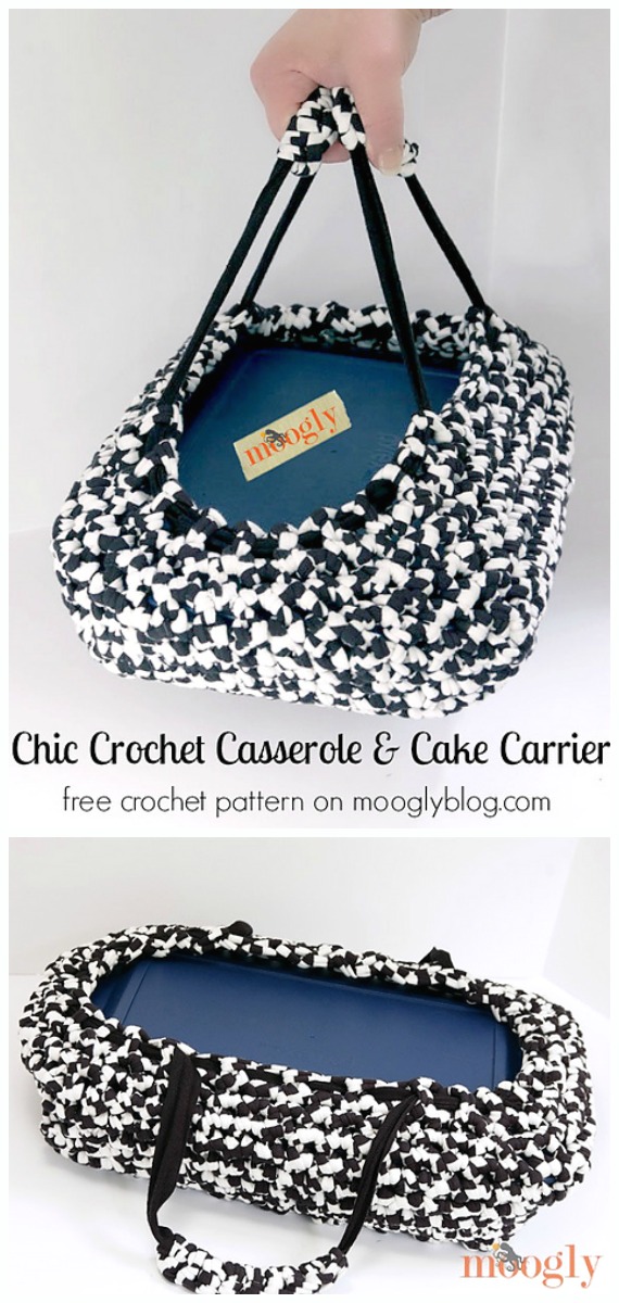Crochet Chic Casserole Cake Carrier Free Pattern - #Crochet; #Casserole; Carrier Free Patterns
