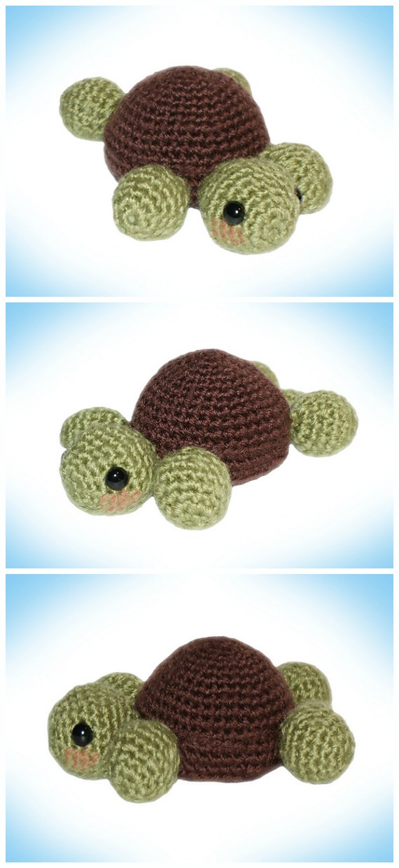 Amigurumi Tessa the Turtle Crochet Free Pattern - #Crochet; #Turtle; Amigurumi Toy Softies Free Patterns
