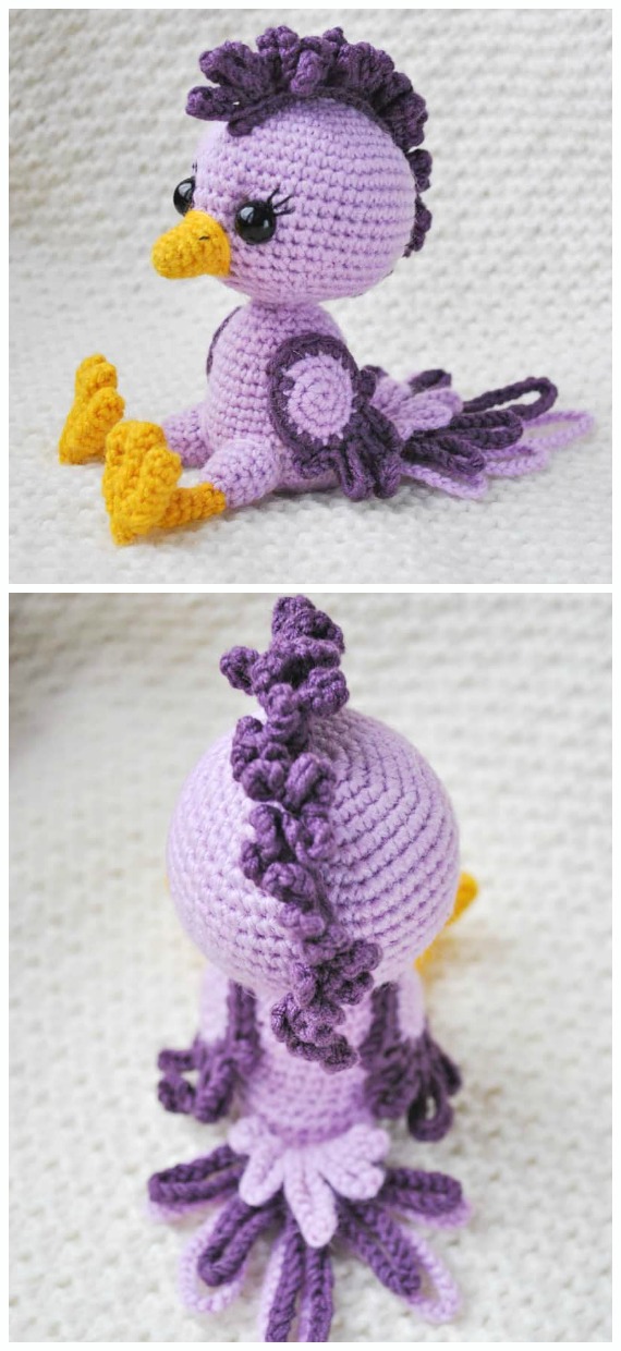 Little Bird Amigurumi Free Crochet Pattern - Crochet #Bird; #Amigurumi Free Patterns 