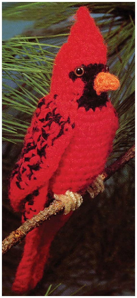 Cardinal Bird Amigurumi Free Crochet Pattern - Crochet #Bird; #Amigurumi Free Patterns  