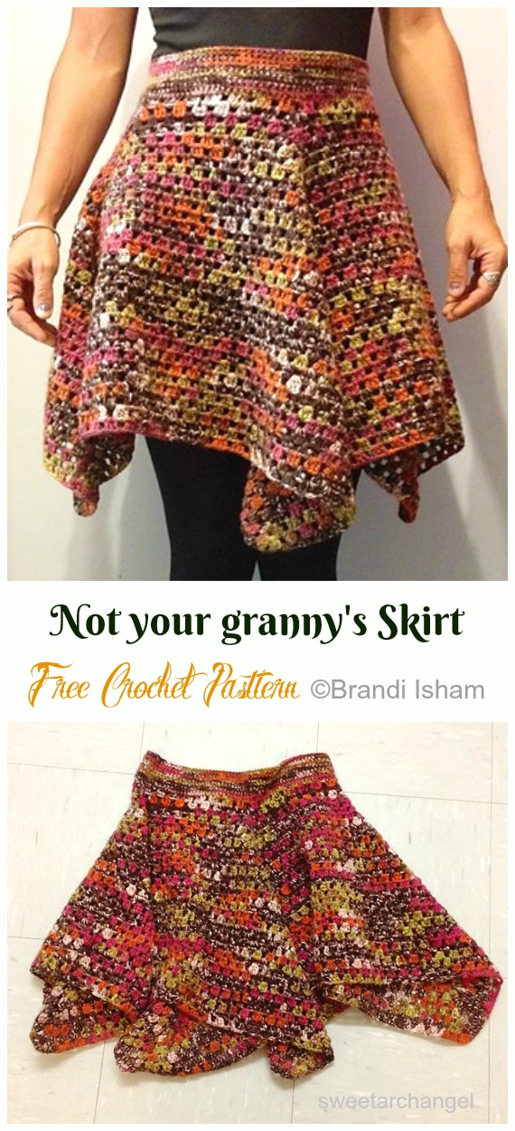 Not your granny's Skirt Crochet Free Pattern - #Crochet; Women #Skirt; Free Patterns For Any Season