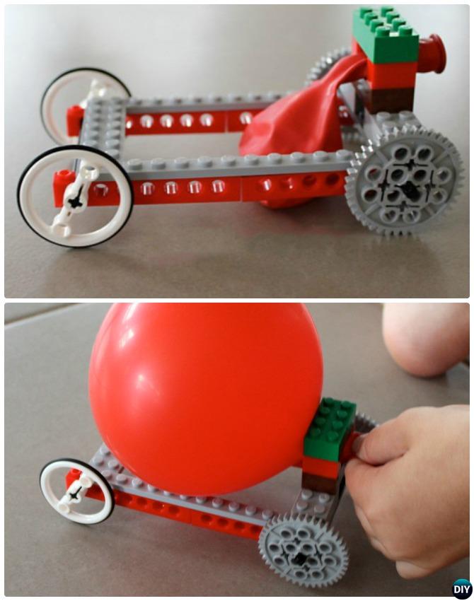 Balloon Powered Lego Car Instructions-20 Indoor Kids Activities