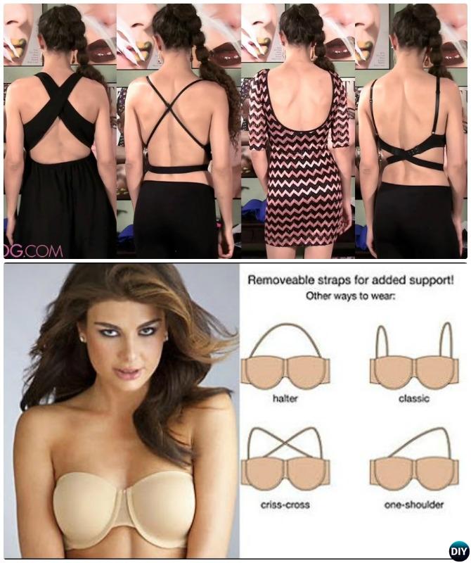 Best Bras for Every Top Backless, Strapless, Racerback 12 Ways -20 Lady Girl Fashion Hacks