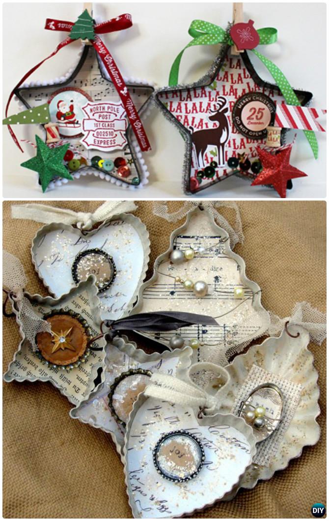 DIY Altered Cookie Cutter Christmas Ornaments Instruction-16 Cookie Cutter Craft Ideas