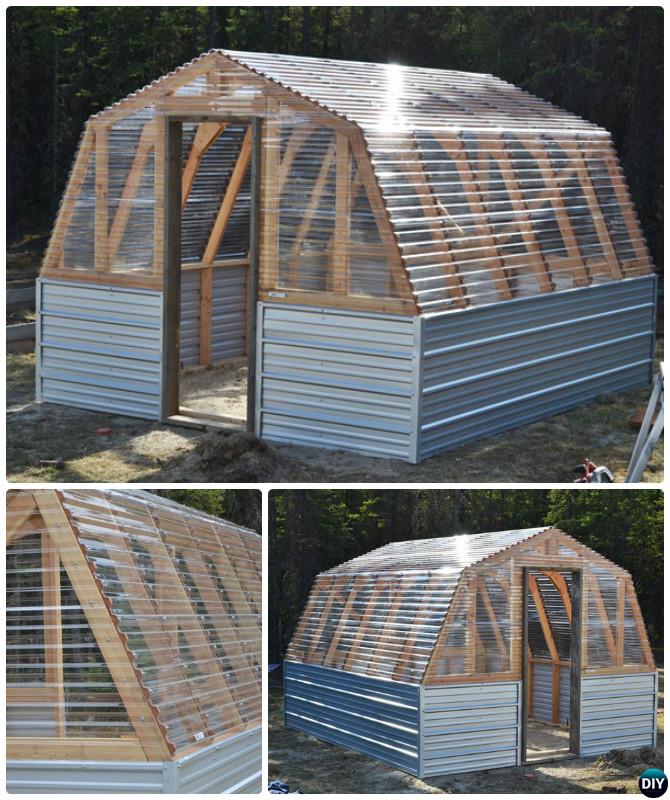 DIY Barn Greenhouse-18 DIY Green House Projects Instructions