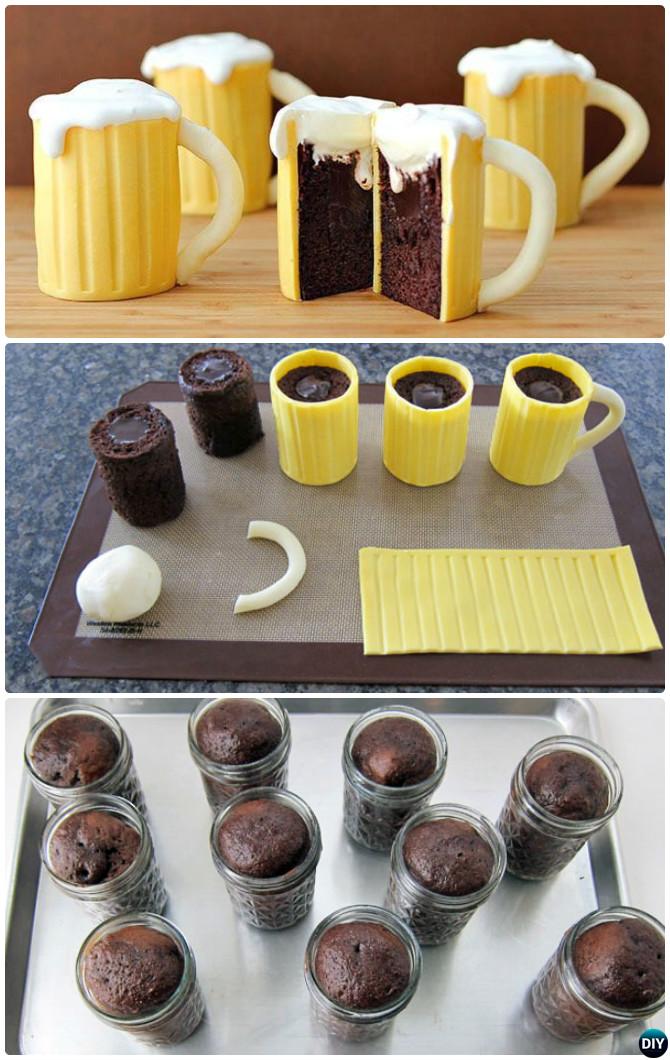 DIY Bear Mug Cupcakes-50 Most Surprising Cupcake Decoration Ideas and Recipes