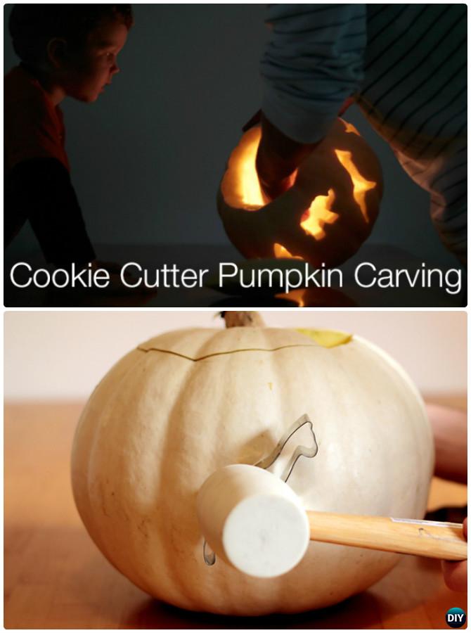 DIY Cookie Cutter Pumpkin Carving Instruction-16 Cookie Cutter Craft Ideas 