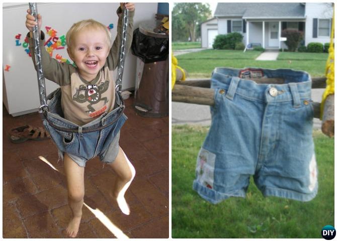 DIY Kids Jean Swing Instructions