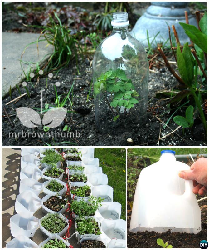 DIY Recycled Milk Jug Plastic Bottle Instruction-18 DIY Green House Projects Instructions