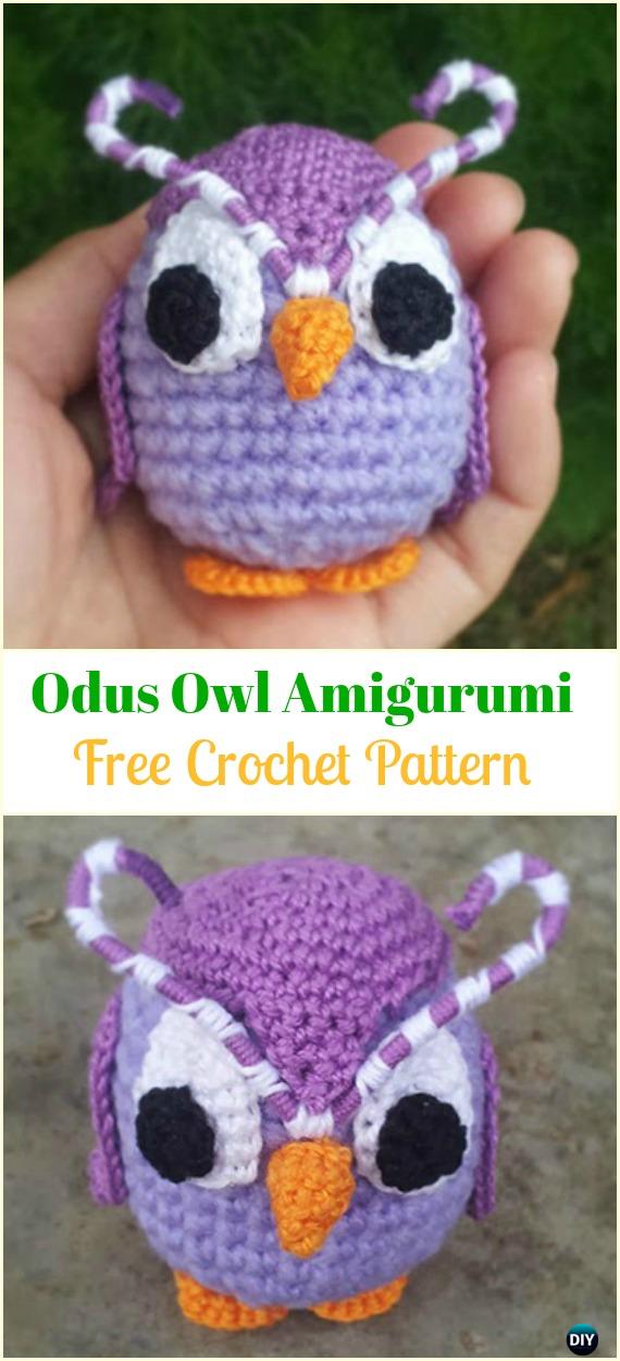Crochet Odus Owl Amigurumi Free Pattern -Amigurumi Crochet Owl Free Patterns