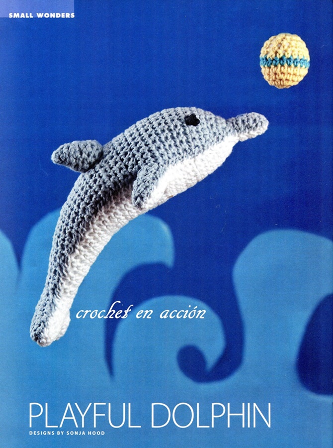 Crochet Amigurumi Playful Dolphin Free Pattern - Amigurumi Crochet Sea Creature Animal Toy Free Patterns