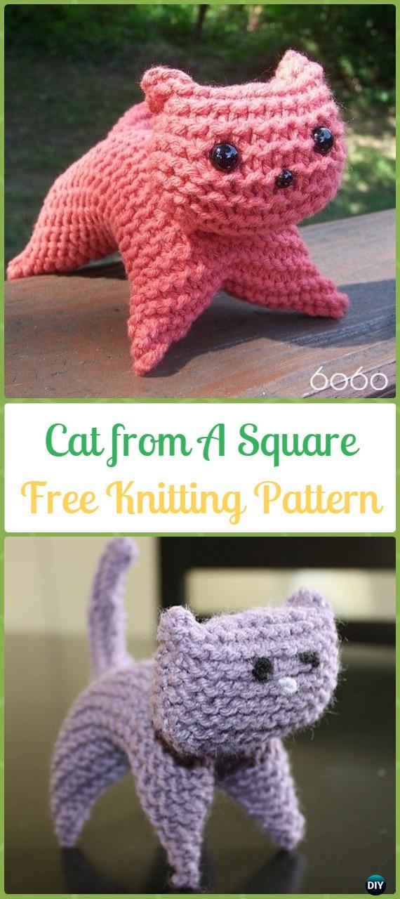 Amigurumi Knit Cat Toy Softies Free Patterns