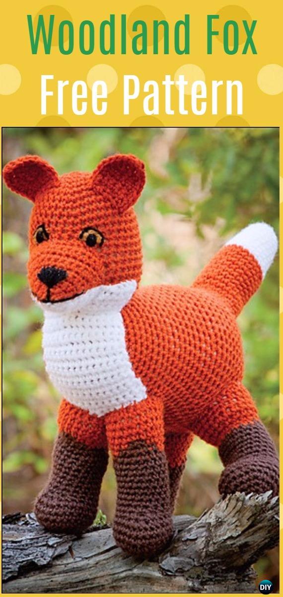 Crochet Amigurumi Woodland Fox Free Pattern - Crochet Amigurumi Fox Free Patterns