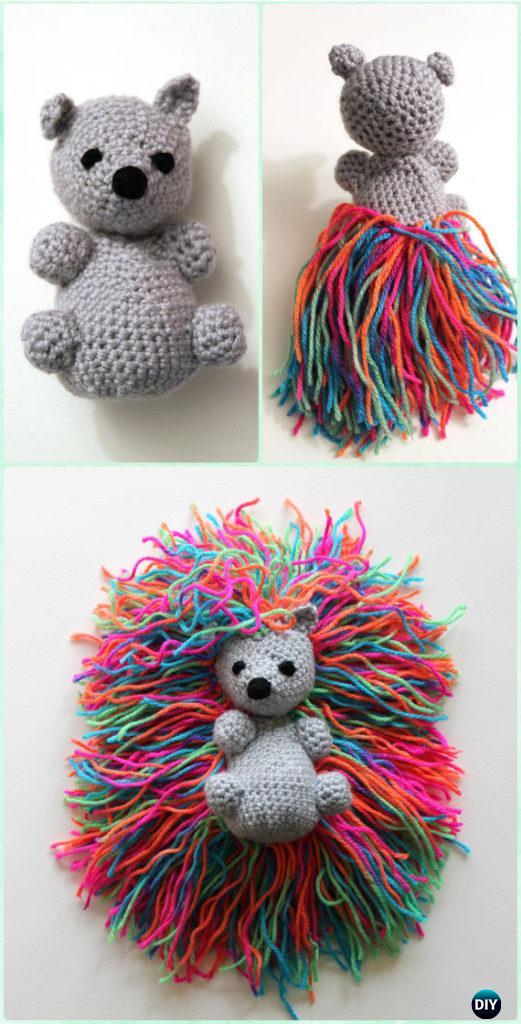 crochet patterns amigurumi animal toys toy hedgehog animals pattern plush punk garden projects stuffed fabartdiy diyhowto crocheted crafts dog hedgehogs