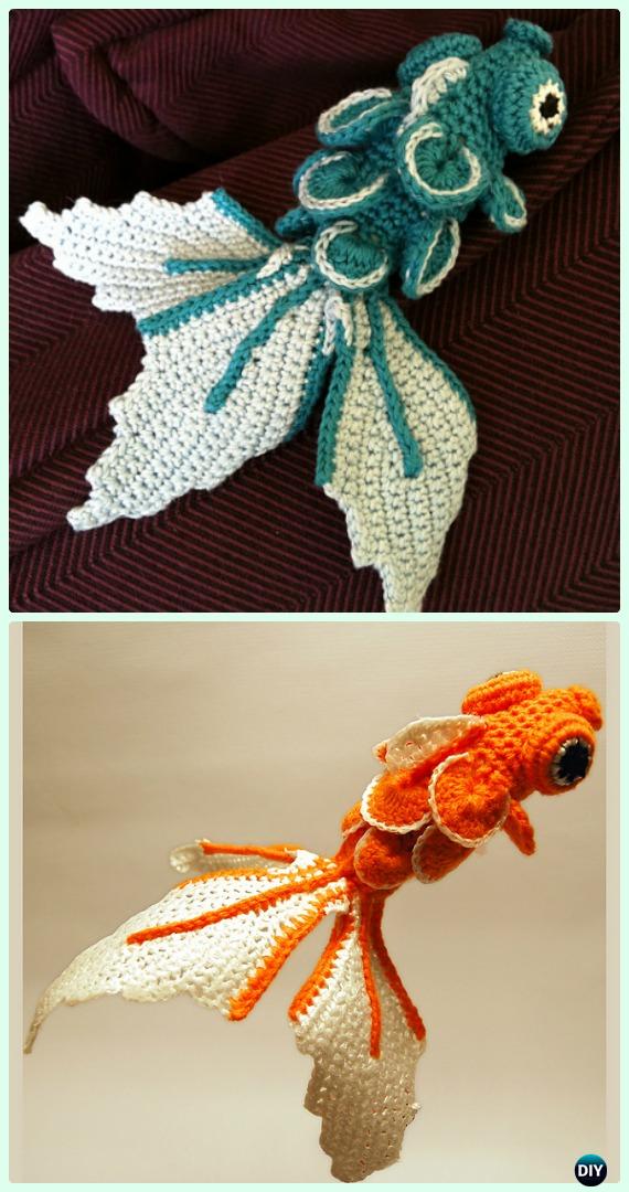 Crochet Amigurumi Crocodile Scale Fish Free Pattern - Crochet Amigurumi Little World Animal Toys Free Pattern 