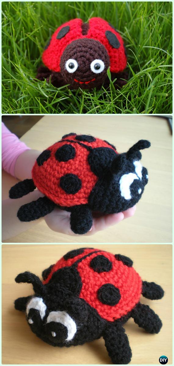 Crochet Amigurumi Ladybug Free Pattern - Crochet Amigurumi Little World Animal Toys Free Pattern 