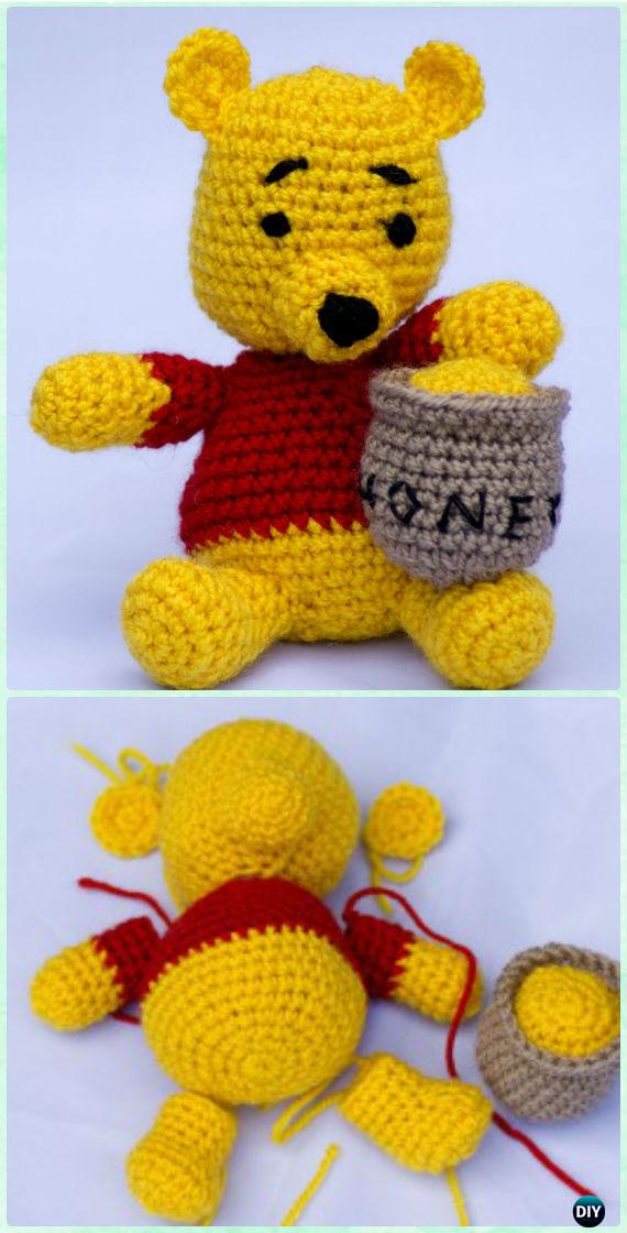 Crochet Amigurumi Winnie The Pooh Bear Free Pattern - Crochet Amigurumi Winnie The Pooh Free Patterns