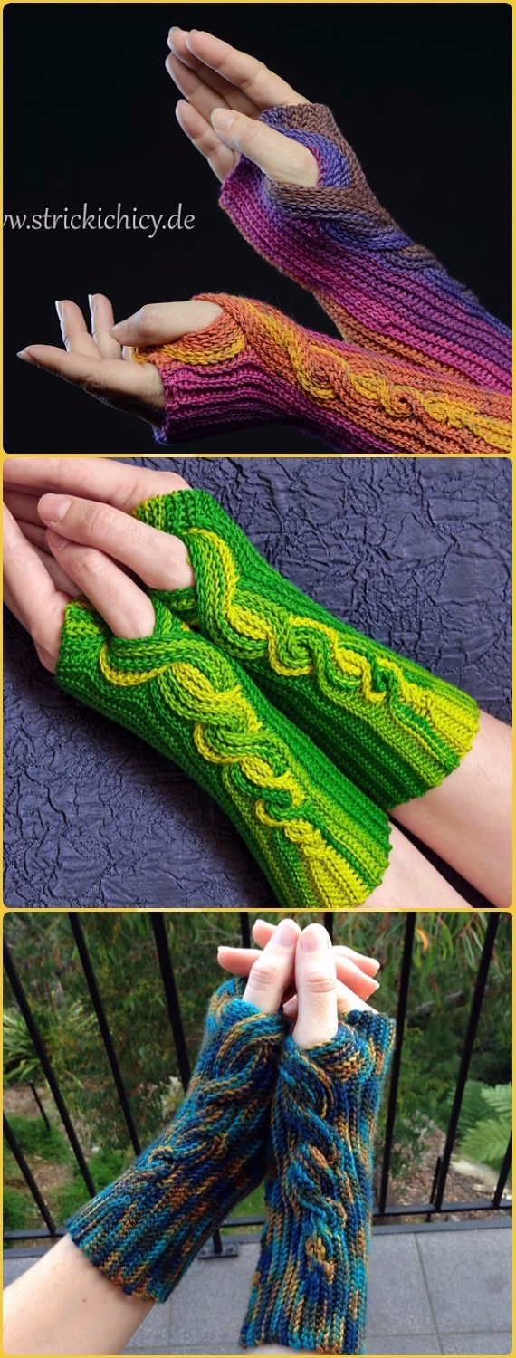 Crochet Comet Fingerless Gloves Paid Pattern - Crochet Arm Warmer Patterns 