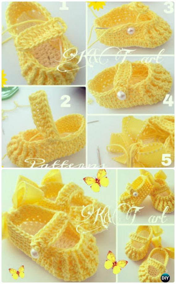 Crochet Strap Baby Booties Free Pattern - Crochet Baby Booties Slippers Free Pattern