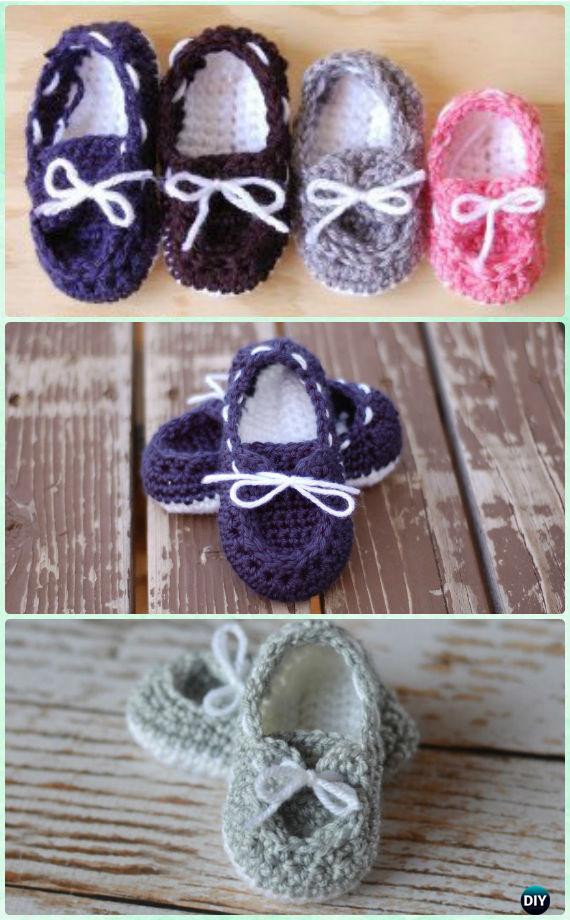 Crochet Baby Boat Booties Free Pattern - Crochet Baby Booties Slippers Free Pattern