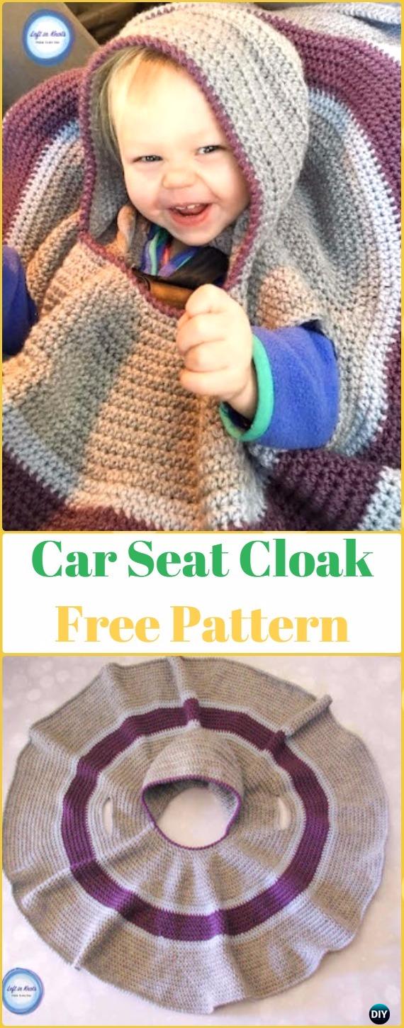 Crochet Car Seat Cloak Free Pattern - Crochet Baby Shower Gift Ideas Free Patterns