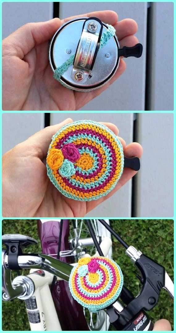 Crochet Bicycle Bell Cozy Free Pattern - Crochet Bicycle Fashion Patterns