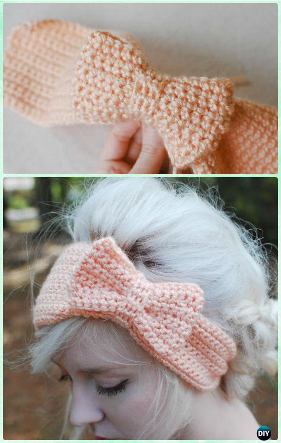 Crochet Single Stitch Bow Free Pattern - Crochet Bow Free Patterns