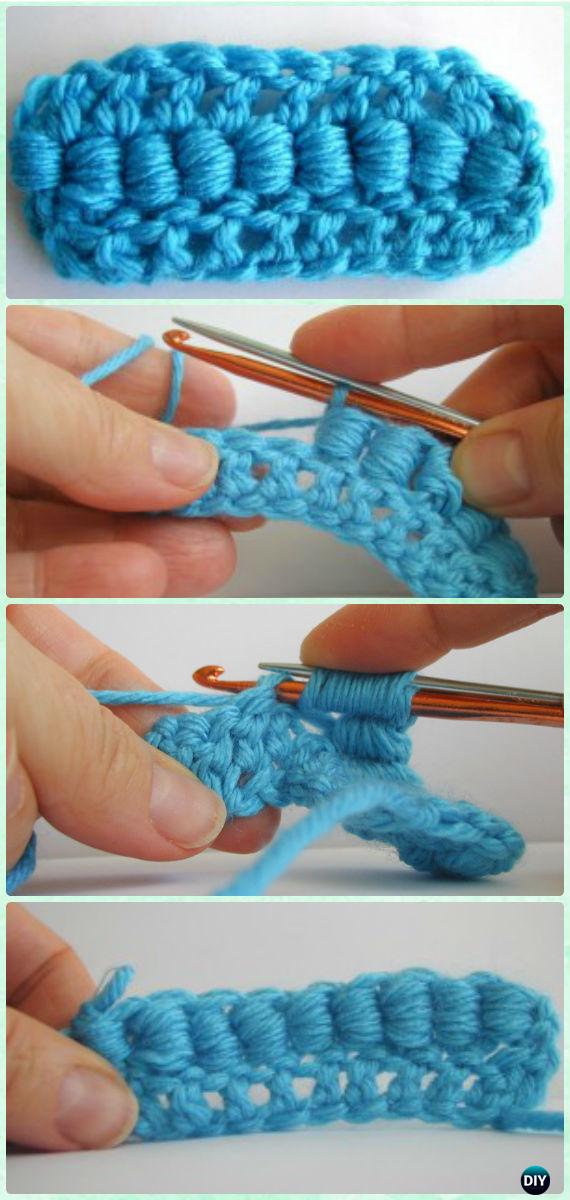 How to Crochet Bullion Stitch Instruction - Crochet Bullion Stitch Free Patterns