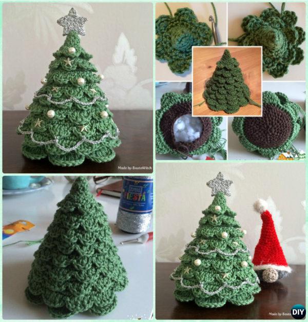 3D Crochet Christmas Tree Free Pattern