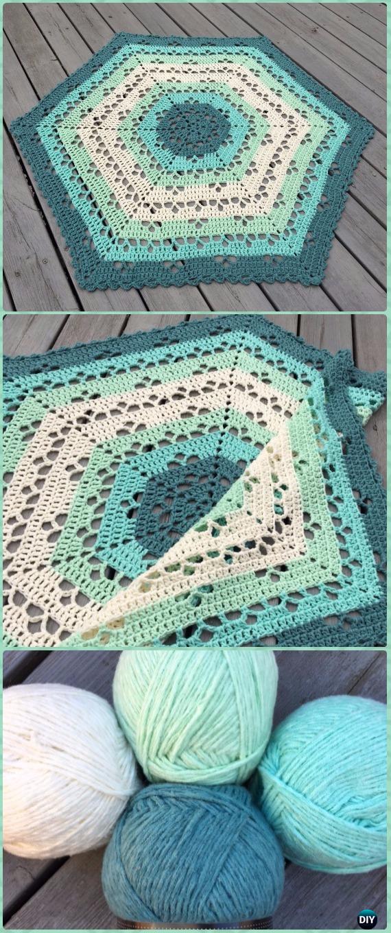 Crochet Cloudberry Blanket Free Pattern - Crochet Circle Blanket Free Patterns