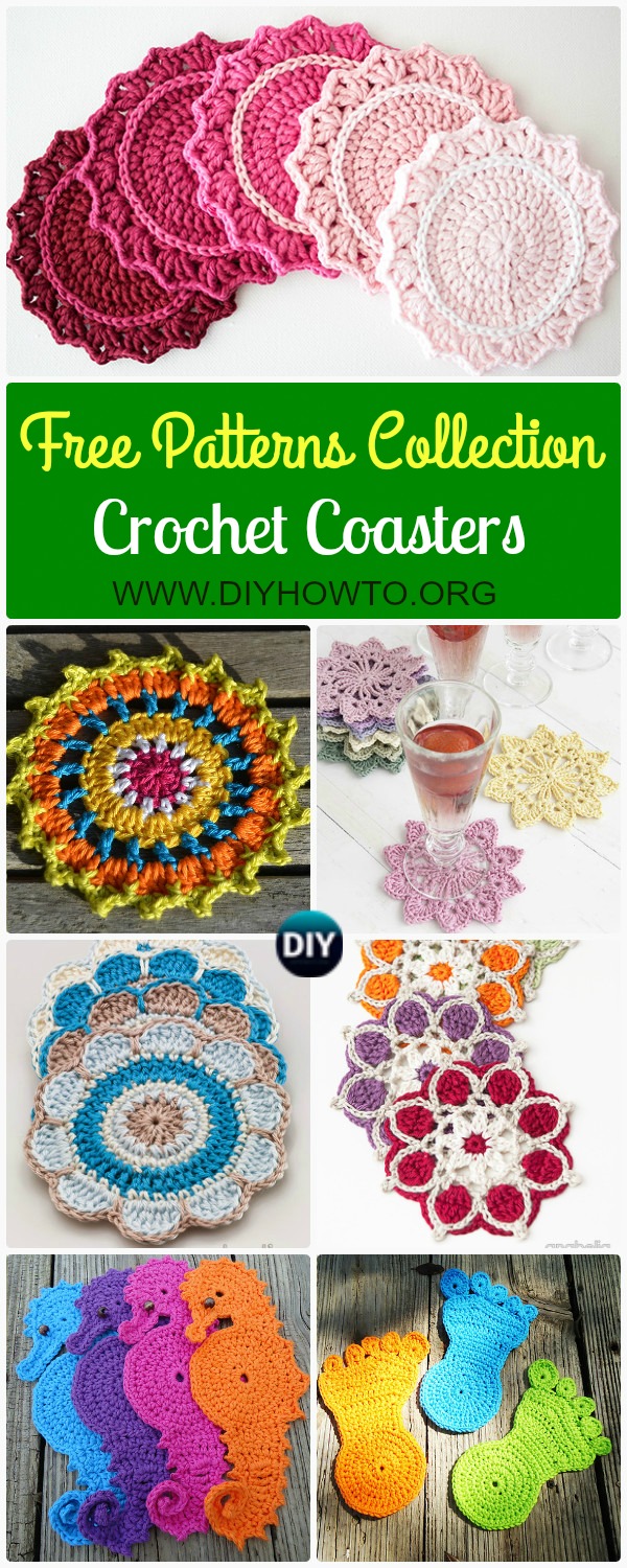 Crochet Coasters Free Patterns