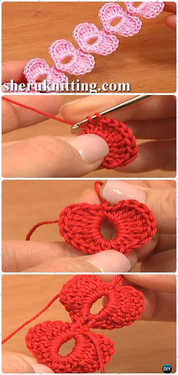 Crochet Heart Cord Free Pattern [Video] -Crochet Cord Free Patterns 