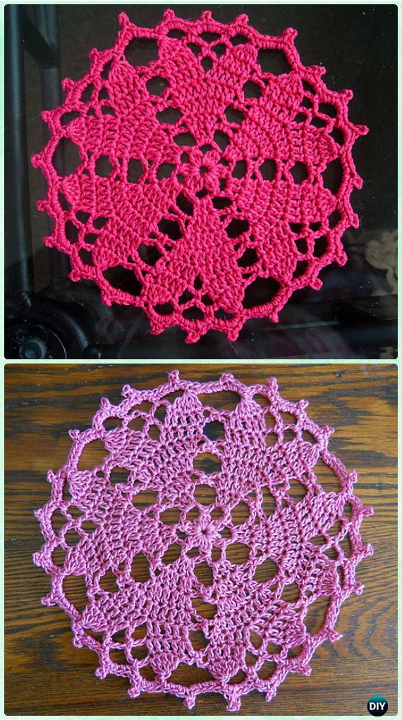 Crochet Hearts Desire Doily Free Pattern - Crochet Doily Free Patterns 