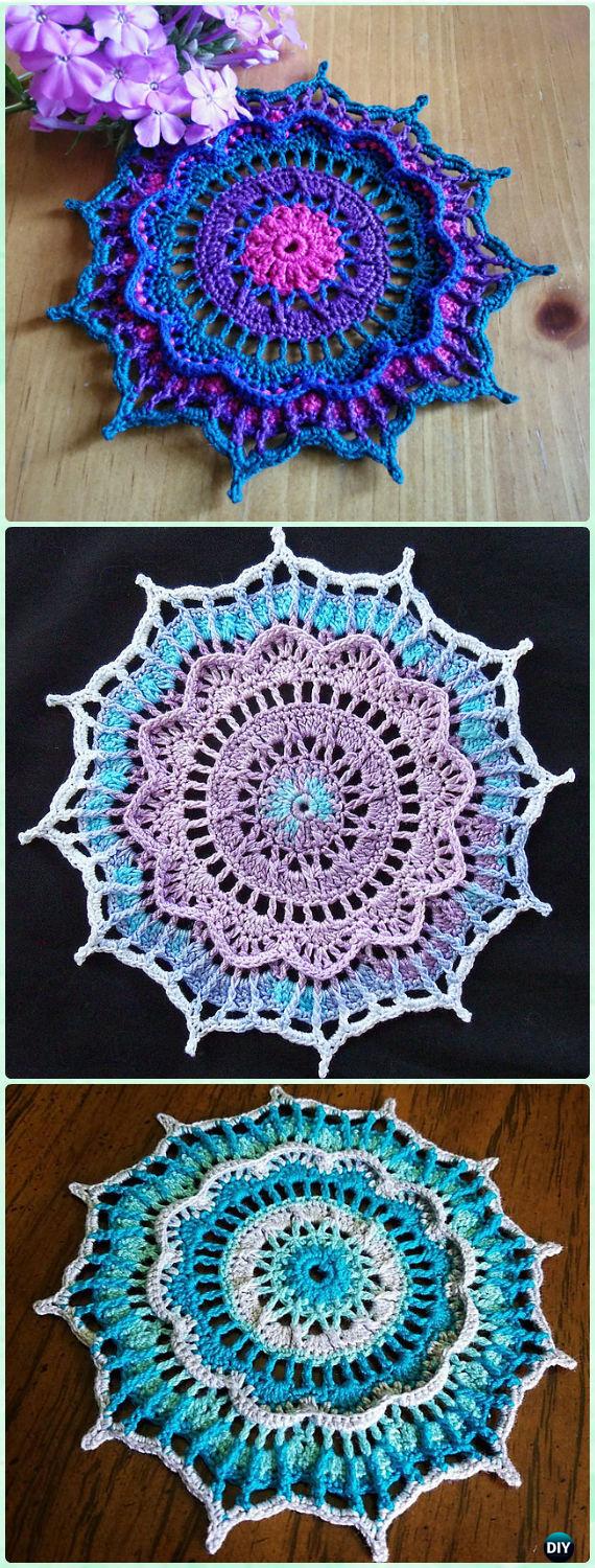 Crochet Mathilde Doily Free Pattern - Crochet Doily Free Patterns 