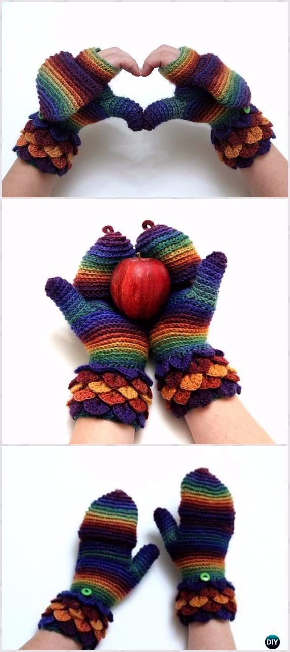 Free Crochet Pattern - Crocodile Stitch Fingerless Gloves – FurlsCrochet