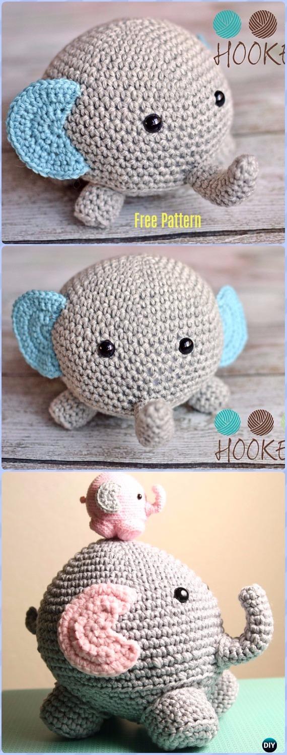 Crochet Not Your Everyday Elephant Free Pattern - Crochet Elephant Free Patterns 