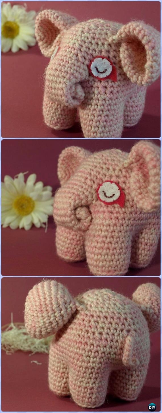 Crochet Padma Elephant Amigurumi Free Pattern - Crochet Elephant Free Patterns 