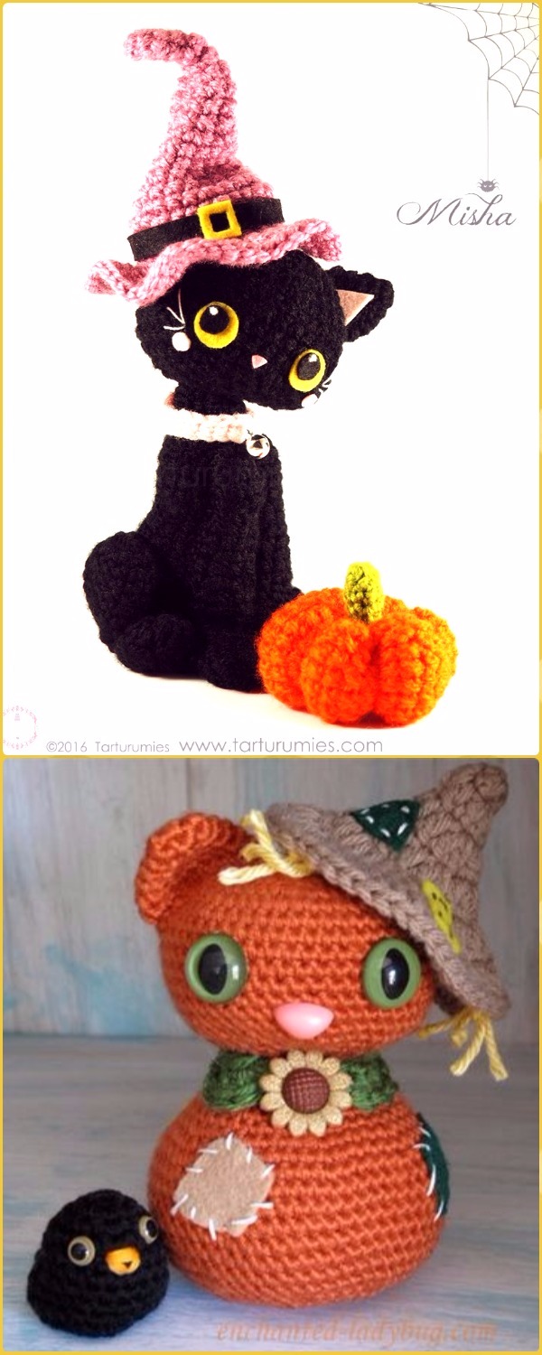 DIYHowto Crochet HalloweenCrochet Halloween Cat Amigurumi Free Patterns -Crochet Halloween Amigurumi Free Patterns